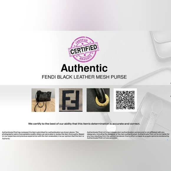 Fendi FF Zucca Black Mesh Shopper Tote- Authentication certificate included - Picture 6 of 11